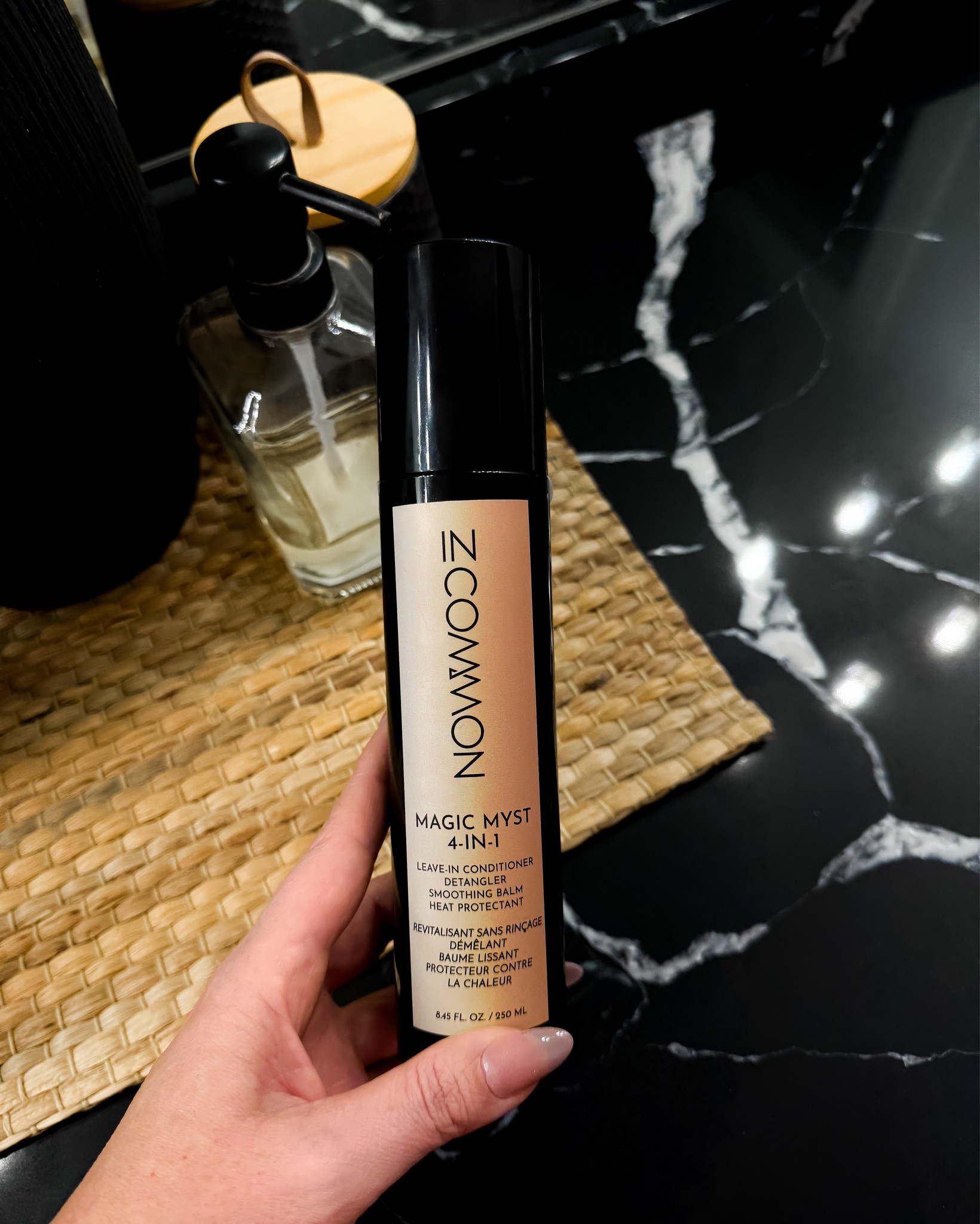 This is your new must-have, all-in-one hair essential. The IN COMMON Magic Myst 4-in-1 is a true multitasker that simplifies your routine while delivering salon-quality results at home. This lightweight leave-in conditioner instantly detangles, smooths frizz, adds softness and shine, and protects hair from heat damage — all without weighing it down. Perfect for fine, thick, straight, or textured hair, it leaves strands looking silky, healthy, and polished after every use. Whether you’re air-drying or heat styling, this is the product that makes your hair feel expensive.


leave-in conditioner • heat protectant • detangler spray • frizz control•  smoothing spray • healthy hair • glossy hair • salon hair at home • haircare must have • in common beauty • clean beauty • haircare routine • styling essentials • hair goals • gift ideas for her • self care essentials • InCommon • Magic Myst • Haircare Must Have • Shiny Hair Tips 

#LTKBeauty #LTKgrwm #LTKvlog