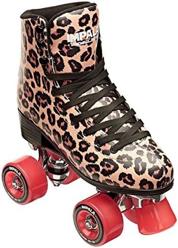Impala Rollerskates Girl's Impala Quad Skate (Big Kid/Adult) Leopard 7 (US Men's 5, Women's 7) | Amazon (US)