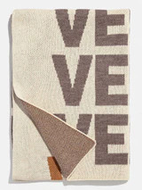 Ombre Name Blanket - Tan/Brown | BaubleBar (US)