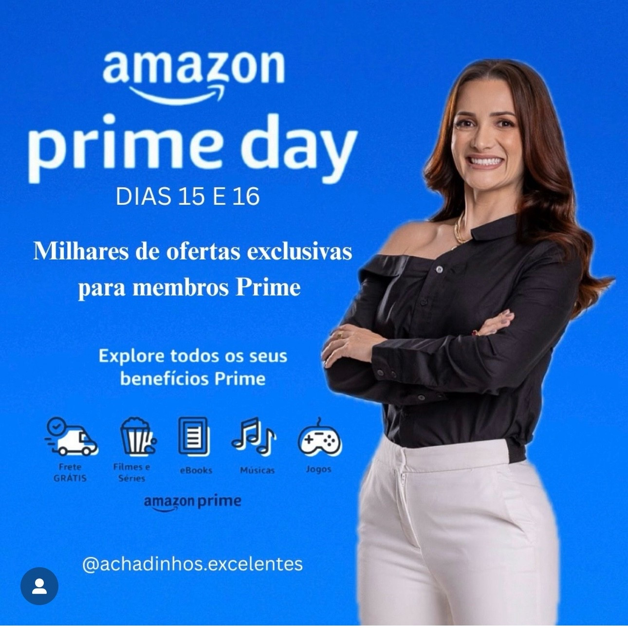 🚨🎉 PRIME DAY LIBERADO! 🎉🚨

É HOJE! Os 2 dias mais bombásticos de descontos da Amazon já começaram e eu tô de olho em TODOS os achadinhos TOP pra vocês!  🛒💥

💣 Quer aproveitar TUDO?
👉 Teste o PRIME grátis por 30 dias e tenha ofertas exclusivas, frete grátis e muito mais! 🤑✨

👀 Fiquem ligados🔔🔥



#PrimeDay #AmazonPrime #Descontos #Ofertas #Achadinhos #FreteGratis

#LTKbrasil #LTKpromo #LTKbeleza