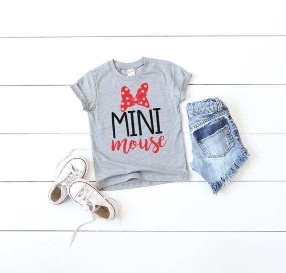 Mini Mouse Shirt // Mama Mouse Mini Mouse Matching Shirt Set // Mommy And Me Shirt Set // Matchin... | Etsy (US)