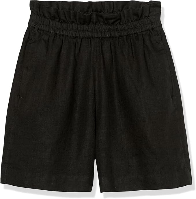 The Drop Women's Standard Priya Pull-on Linen Short | Amazon (US)