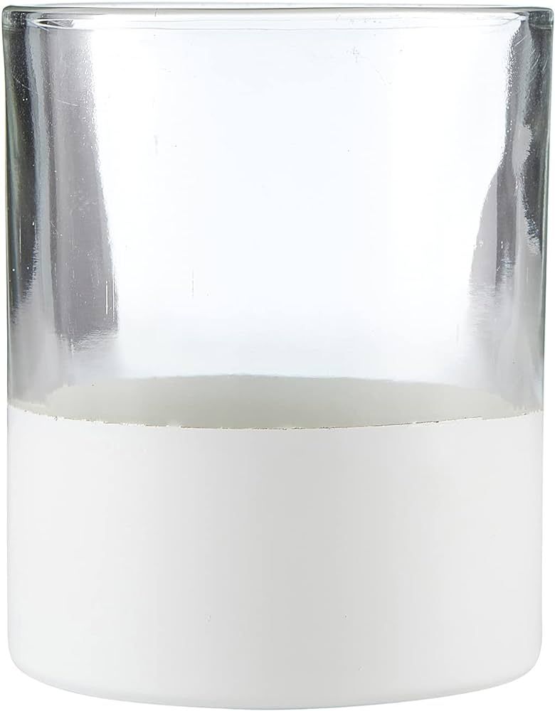 47th & Main Glass Decorative Vase, 3.5" Tall, Matte White Base | Amazon (US)