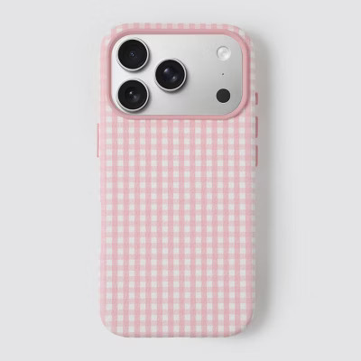 Hello Lux iPhone 17 Pro Phone Case - Pink Gingham | Target