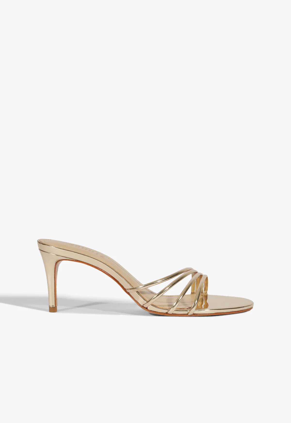 Inez Mule Stiletto Sandal | Gold | Metallic | Schutz (US)