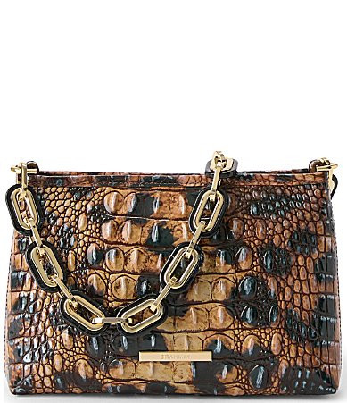BRAHMIN Golden Lynx Animal Print Melbourne Collection Mod Lorelei Shoulder Bag - Golden Lynx | Dillard's