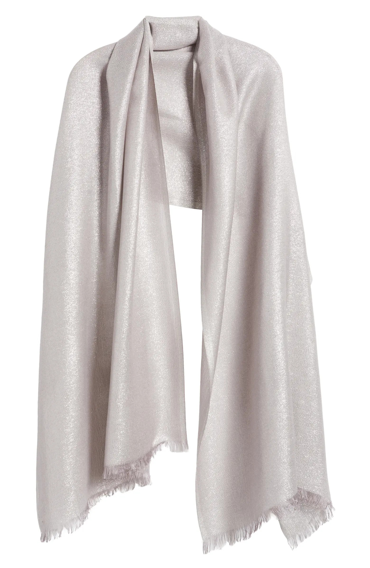 Nordstrom Metallic Lightweight Wrap | Nordstrom | Nordstrom