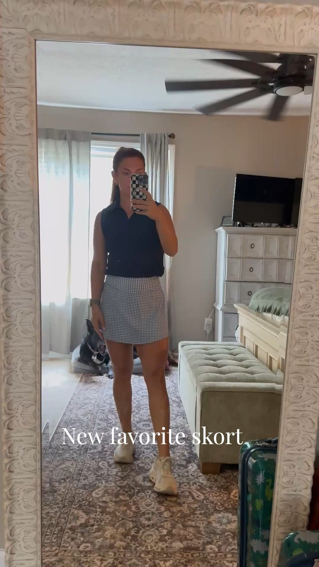 This might be my new favorite sport for golfing. The print is adorable and I love the cut and the length it is so flattering especially to Hyde the Mom pooch. ￼

#LTKmomlife #LTKgrwm #LTKootd