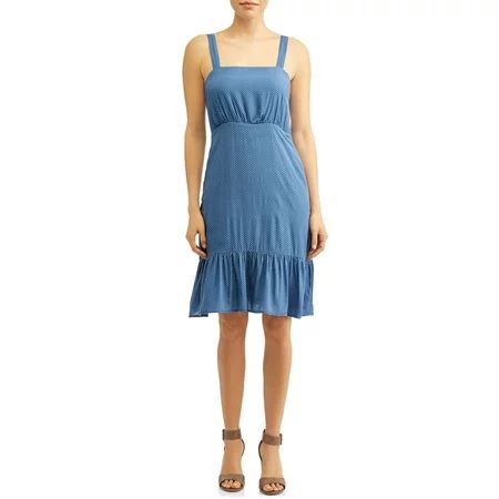 Women's Ruffle Hem Dress | Walmart (US)