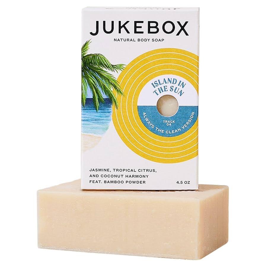 JUKEBOX Soap, Island In The Sun, Natural Bar Soap for Women,Cold Process,Light Scrub,Bath Soap,No... | Amazon (US)
