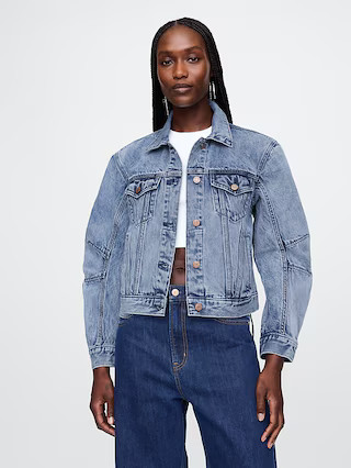 Barrel-Sleeve Icon Denim Jacket | Gap (US)