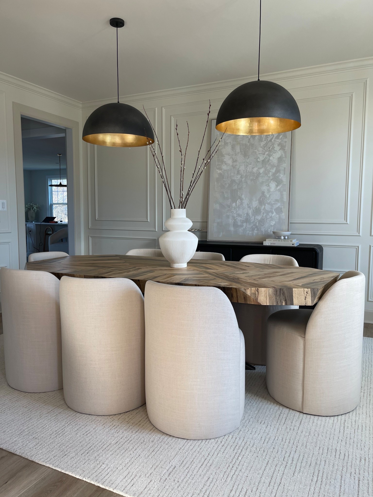 When investing in furniture, choosing timeless, durable, and unique pieces is key—it saves you money in the long run! Having these chairs for the past year, with 3 kids around - I can confidently say these dining chairs have held up beautifully! 

The color is Linen Linen, but there are other options available. I’ve linked my favorites  on my LTK! #LTKSpringSale

#LTKFamily #LTKHome