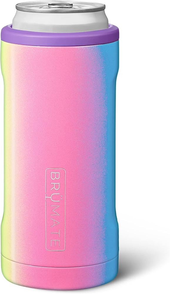 BrüMate Hopsulator Slim Can Cooler Insulated for 12oz Slim Cans | Skinny Can Insulated Stainless... | Amazon (US)