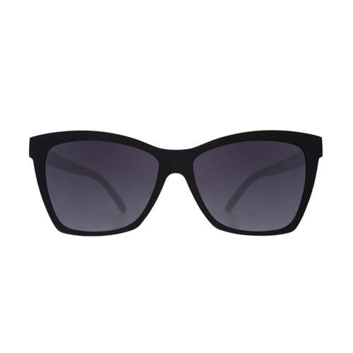 goodr New Wave Renegade Polarized Black Cateye Sunglasses, Medium Sized (Pop G) | Amazon (US)
