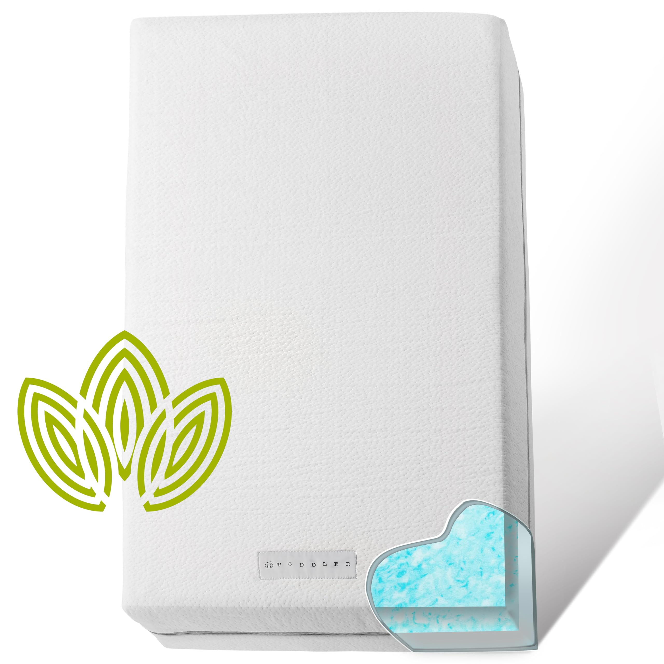 Organic Cotton Dual-Sided Crib Mattress | 2-Stage Premium Memory Foam CertiPUR-US Hypoallergenic ... | Amazon (US)