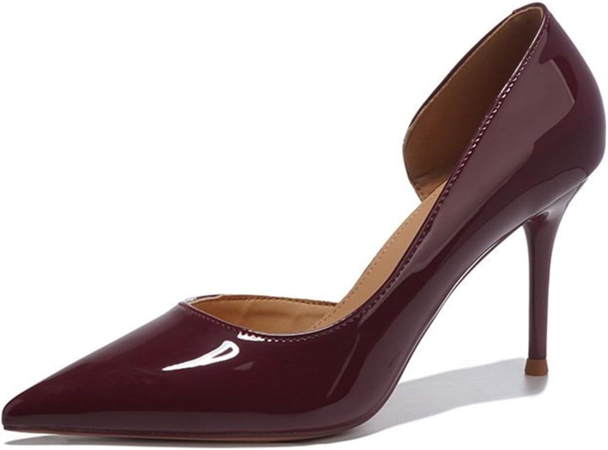 Women's Pointed High Heels, Shiny Commuter Shoes, Bridal Shoes, Prom Party Sandals | Amazon (US)