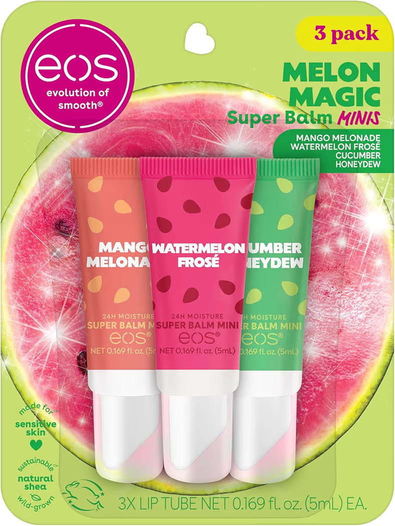 eos 24H Moisture Super Balm Minis Melon Magic Lip Mask | Amazon (US)