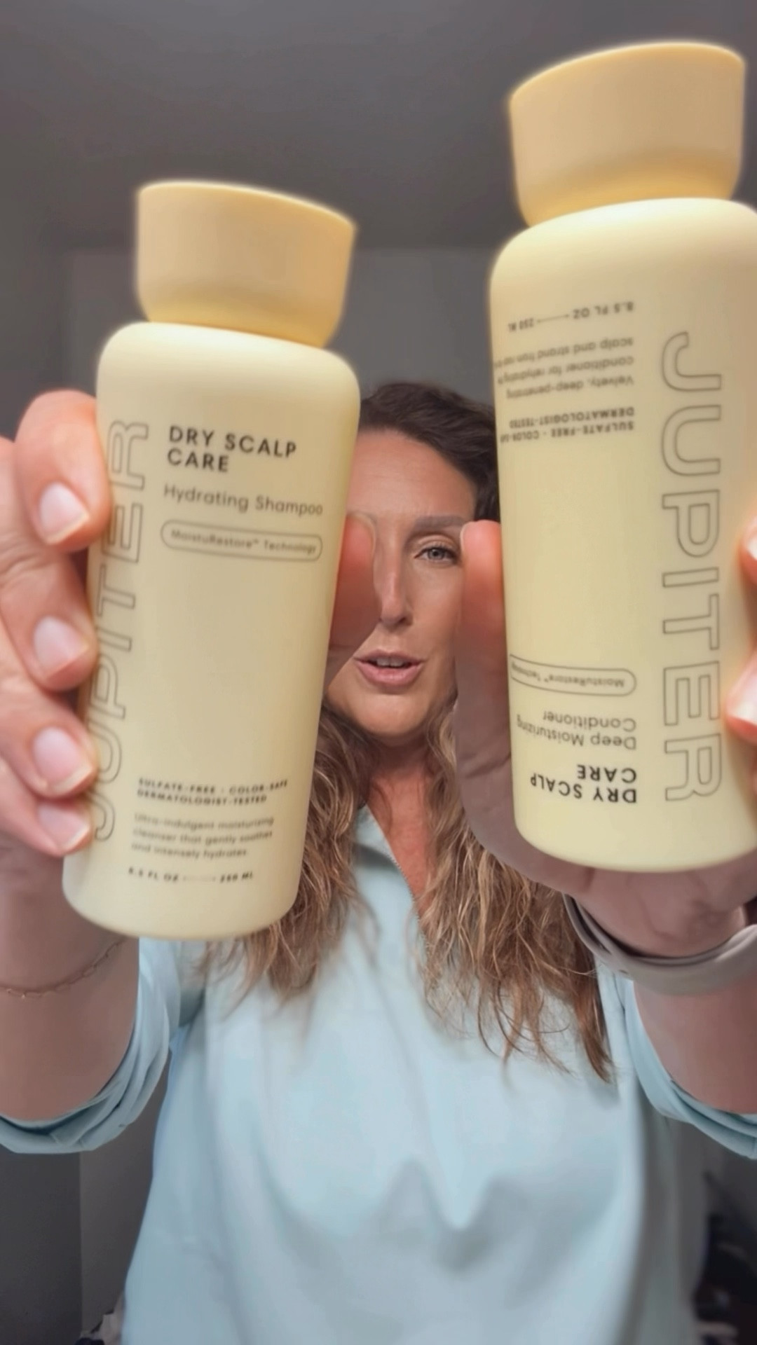 I don't know if you've noticed, but I have a lot of hair! And as I’m, well we’ll call it “maturing”, things are changing. I noticed the salon shampoo that I have been using for years started to irritate my scalp. It burned, it hurt, it itches, and flaked- not cute. So I have been on this journey trying to find something that didn't do that and still took care of my hair.  Enter Jupiter. After one use, the itching and the burning, the flaking, all that went away! You can learn more about and shop Jupiter products through my LTK! 

#LTKSummerEdit #LTKBeauty #LTKOver40
