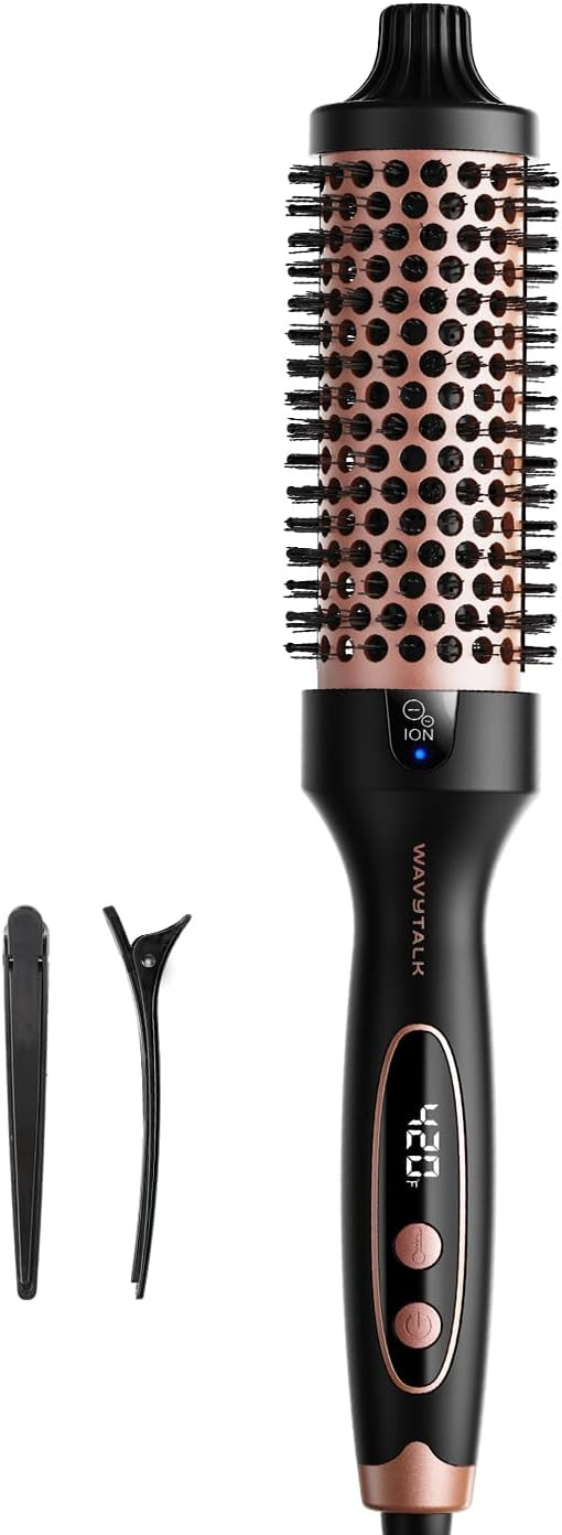 Wavytalk Blowout Boost Thermal Brush, 1.5 inch Heated Round Brush Curling Iron for Blowout Look, ... | Amazon (US)