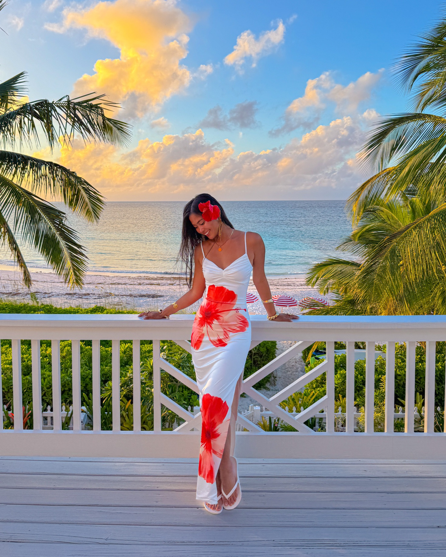 I just found the perfect summer maxi dress 🌴🌺 flattering cut, lightweight, & the adjustable straps make it super easy to get the perfect fit.

I’m 5’5 and wearing a size US 0 for size reference ✨

Features:
Maxi length
Fully lined
Gathered bust panel detail
Adjustable shoulder straps
Main fabric stretch jersey
Placement print
Pull on style

#LTKTravel #LTKSeasonal #LTKootd