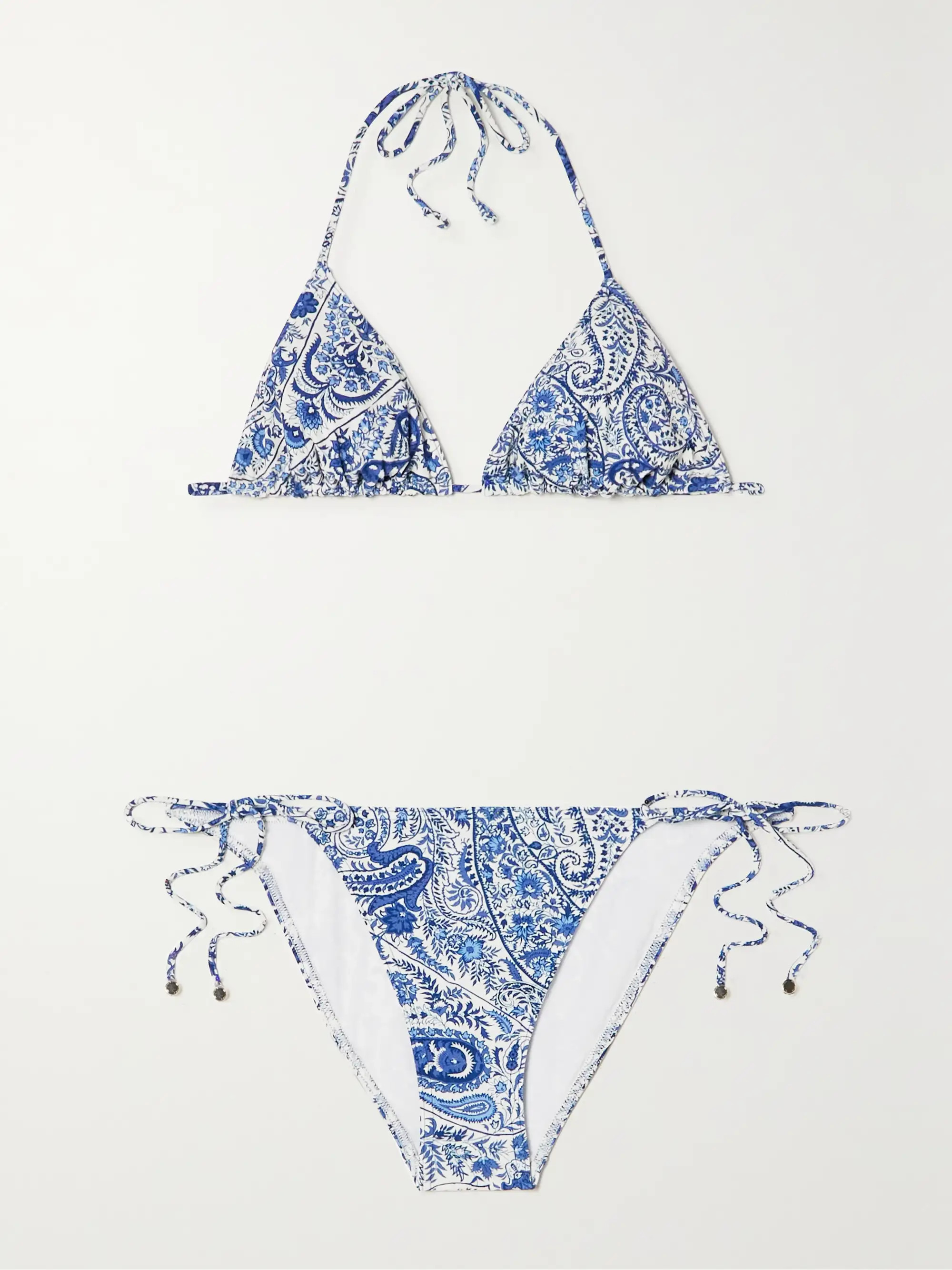 Artemis paisley-print halterneck bikini | NET-A-PORTER (US)