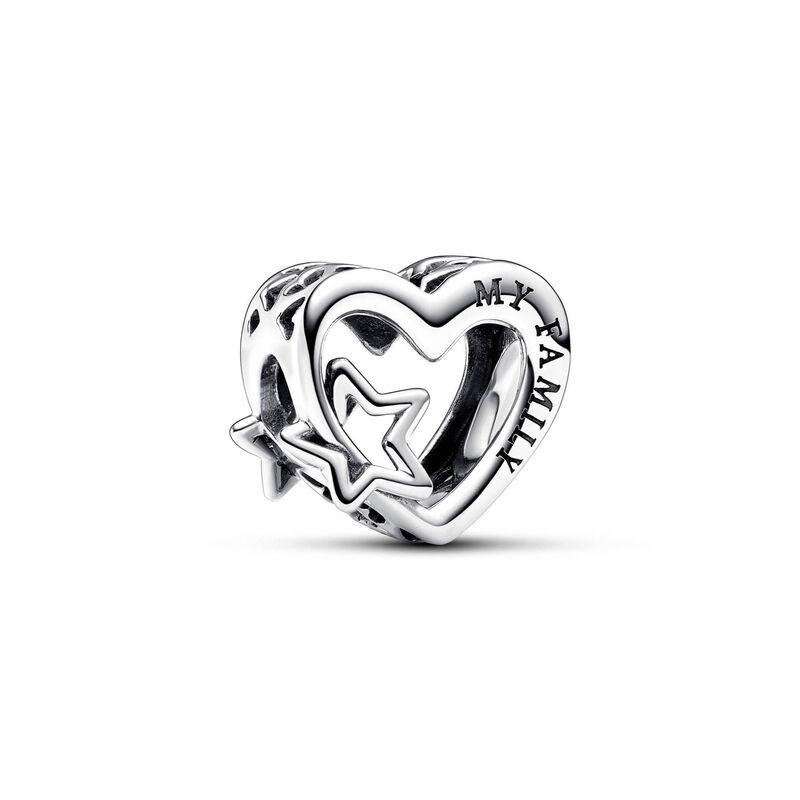 Pandora Openwork Family Heart & Star Charm, Womens |792829C00|Pandora | Ben Bridge Jeweler
