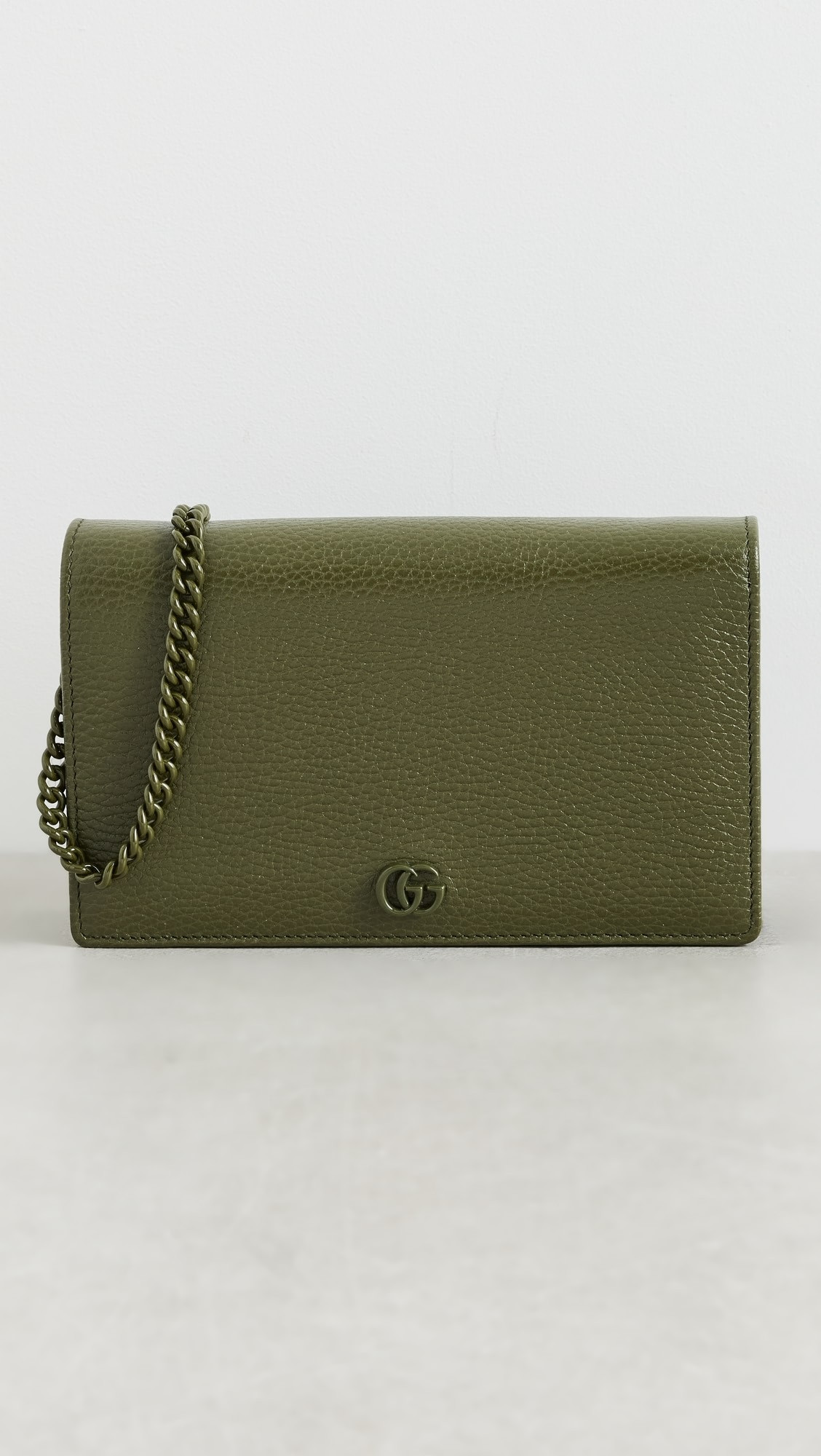 Gucci Leather GG Marmont Wallet On Chain | Shopbop