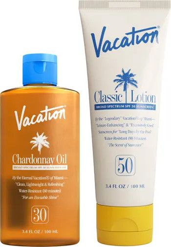 Vacation Leisure-Enhancing Sunscreen Summer Sunscreen Duo $41 Value | Nordstrom | Nordstrom