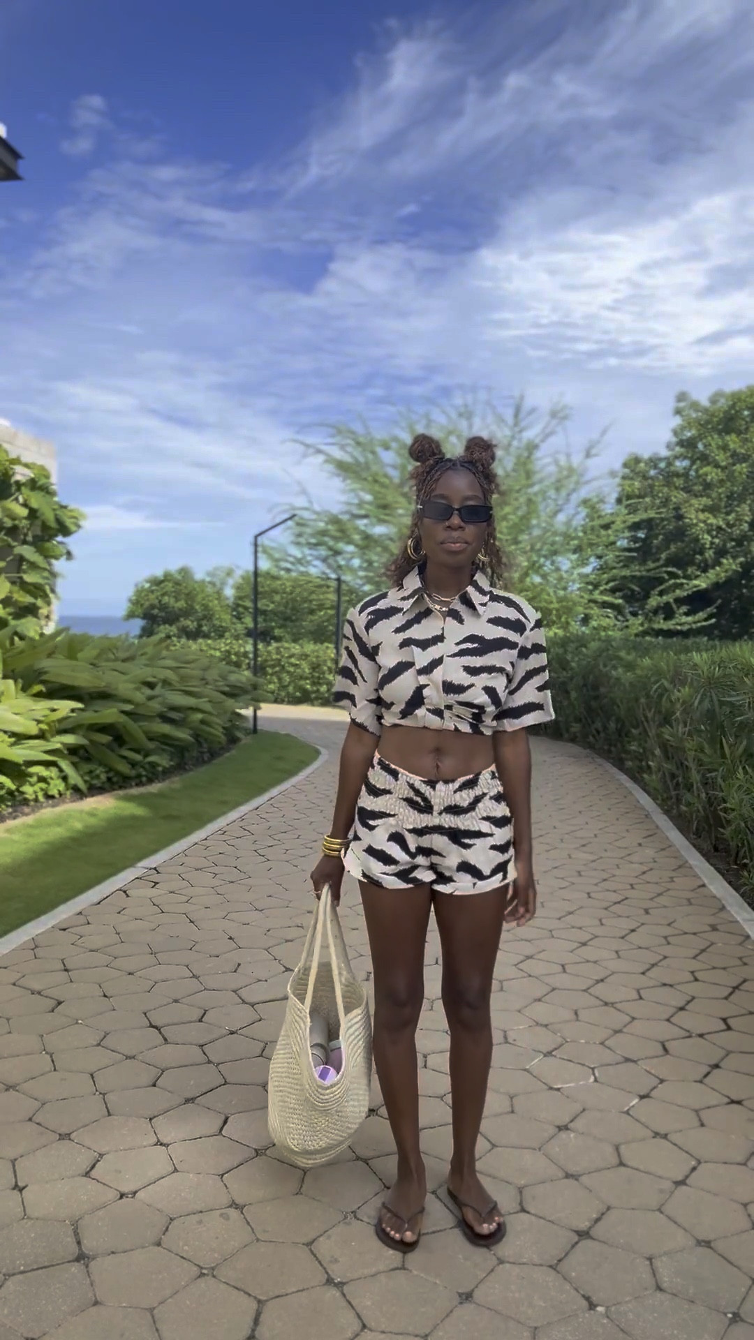 Another day in Cartagena love this printed two piece set I wore as a cover up 

#LTKStyleTip #LTKTravel