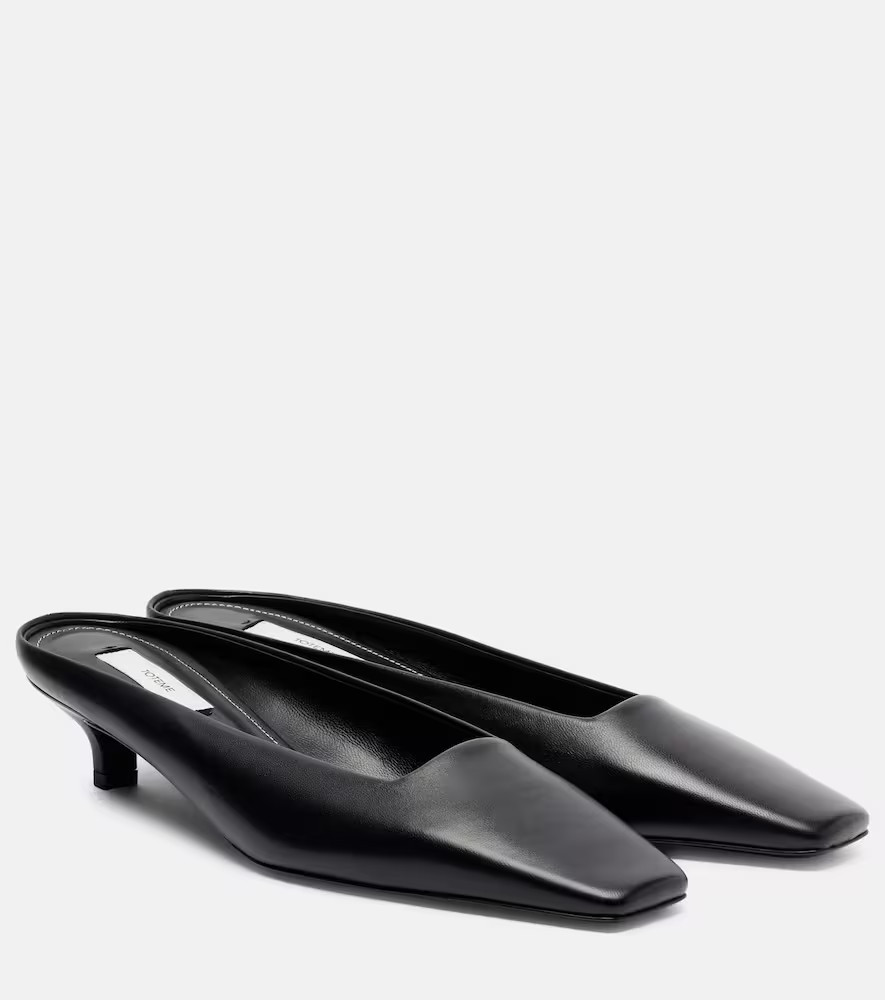 Toteme Leather mules | Mytheresa (US/CA)