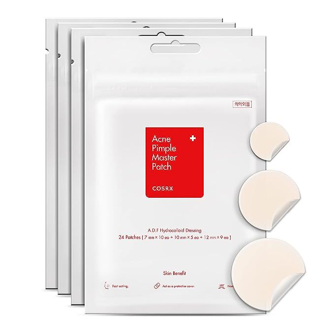 COSRX Acne Pimple Patch (96 counts) Absorbing Hydrocolloid Spot Treatment Fast Healing, Blemish C... | Amazon (US)