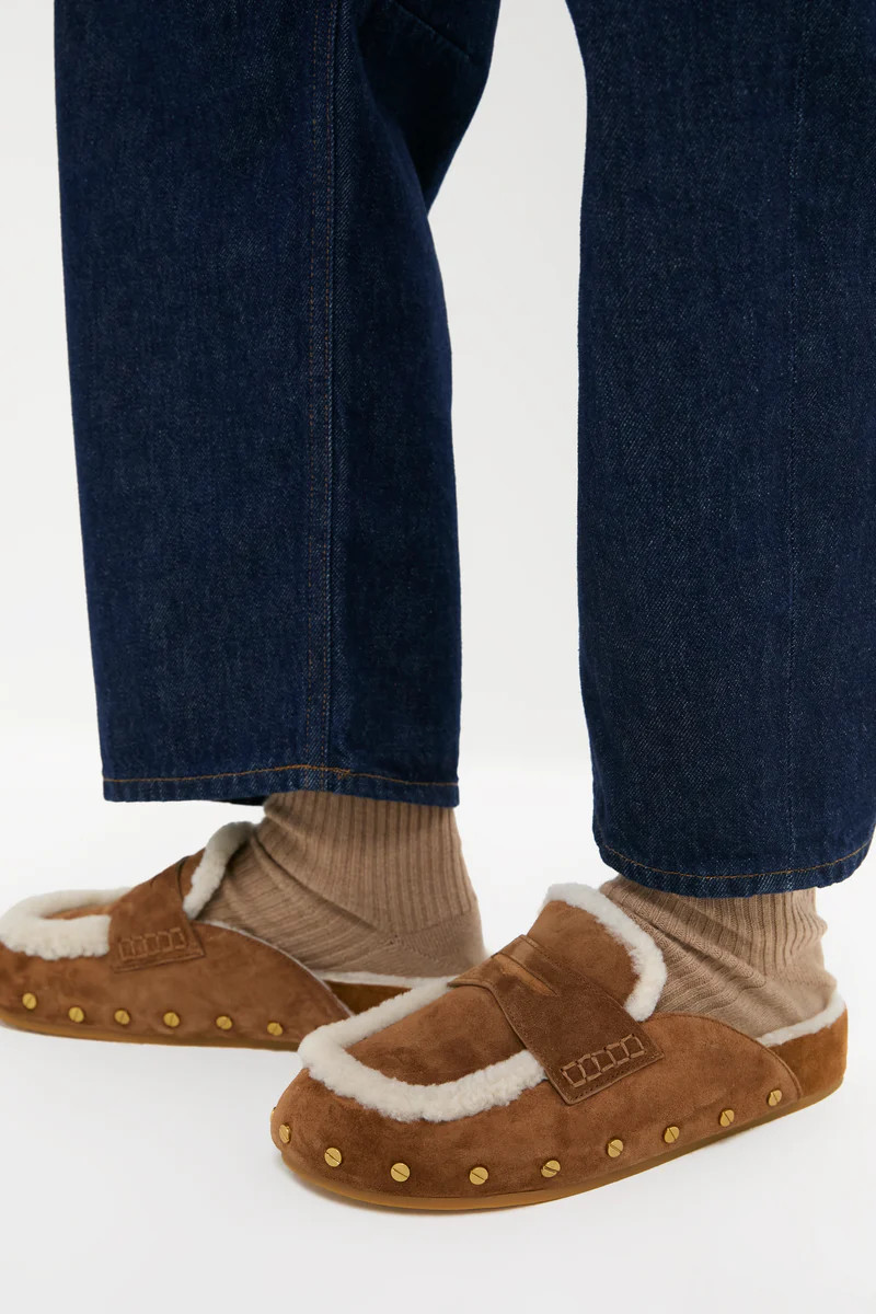 Hazelwood and Ecru Fenix Slippers | Tuckernuck (US)