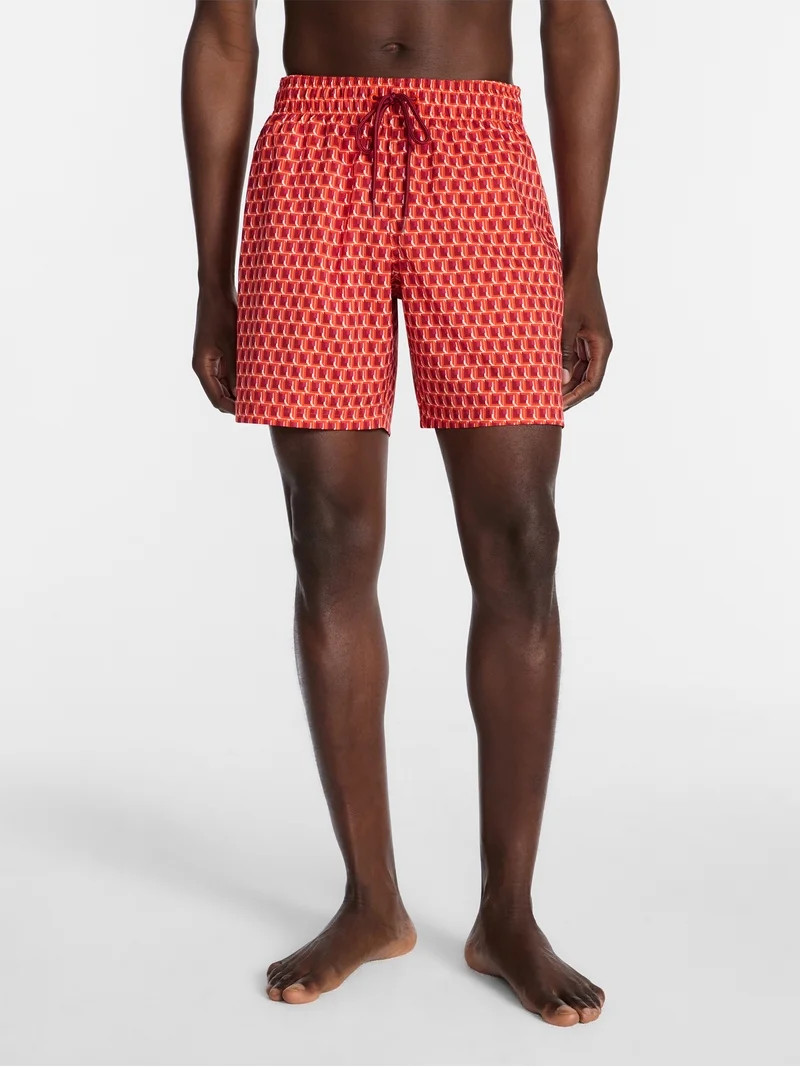 George Men's and Big Men's Novelty Swim Trunks with UPF 50+, 7" Inseam, Sizes S-3XL | Walmart (US)