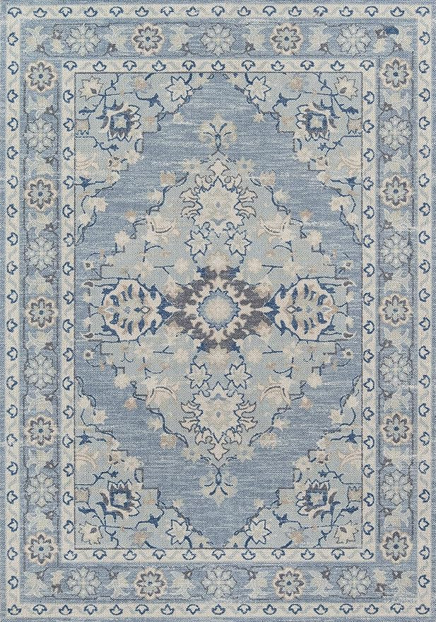 Momeni Anatolia Medallion Blue Area Rug 2'3" X 7'6" Runner, ANA-9 | Amazon (US)