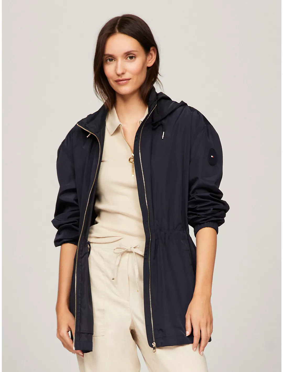 Solid Hooded Windbreaker | Tommy Hilfiger | Tommy Hilfiger (US)