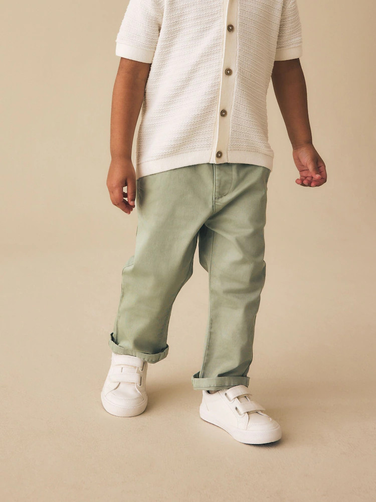 Sage Green Stretch Chino Trousers (3mths-7yrs) | Next US