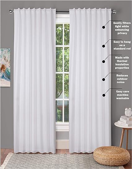 Amazon.com: Tab Top Curtains,Farm House Curtain,Cotton Curtains,Curtain 2 Panel Sets,Window Curta... | Amazon (US)