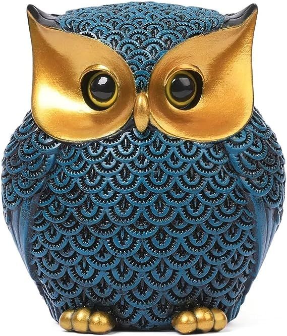 Artpaul Owl Decor Home Décor Accents Small Decor Items for Shelf Owl Figurines Home Decor Owl De... | Amazon (US)