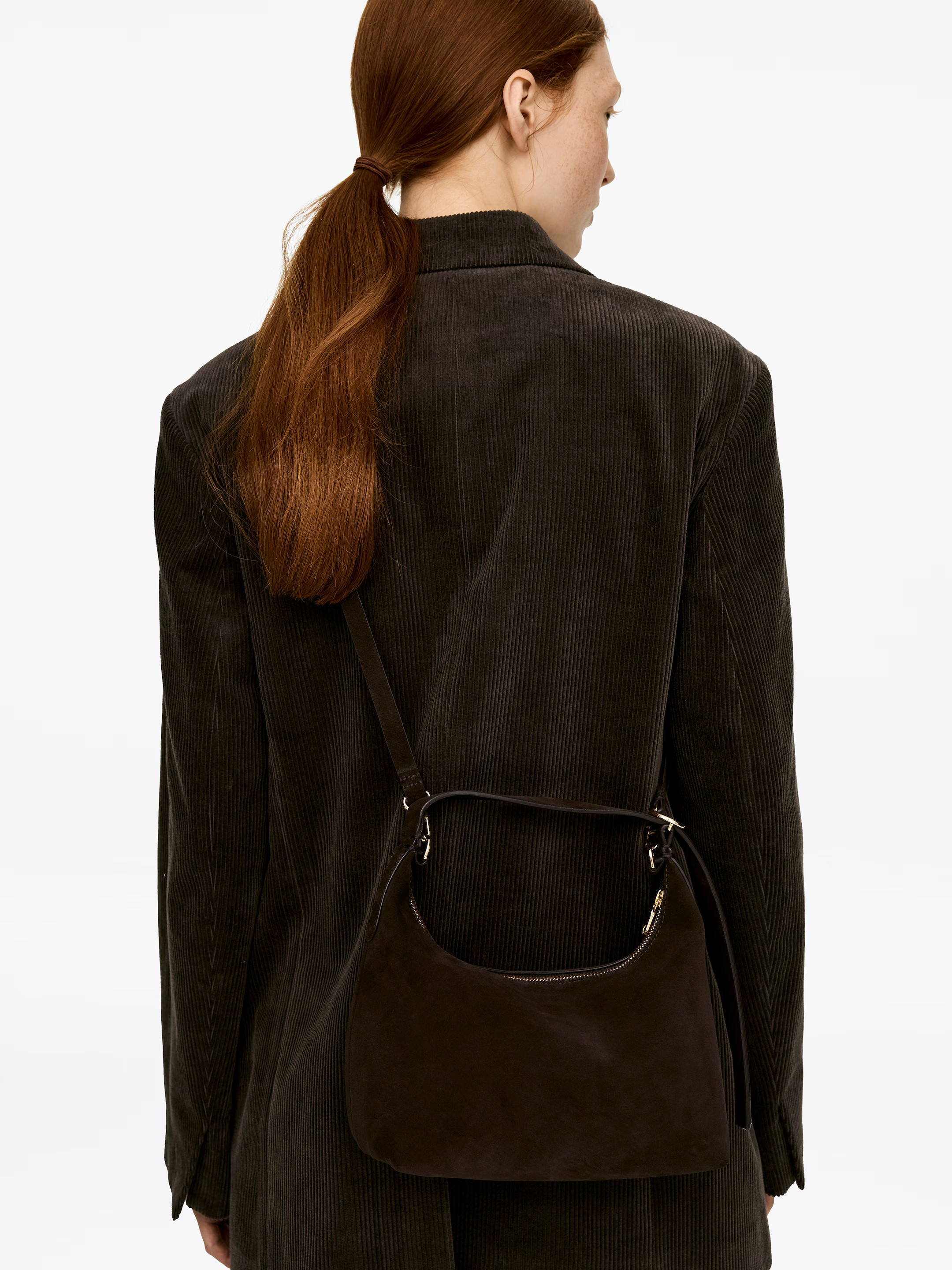 Suede Bag - Brown - Ladies | H&M GB | H&M (UK, MY, IN, SG, PH, TW, HK)