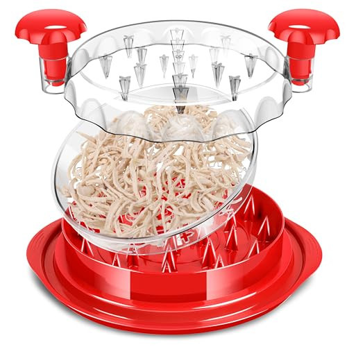 Chicken Shredder, Professional Chicken Shredder Tool Twist, Perfect Meat Shredder Tool for Effortless Kitchen Experience, Transparent Lid, Non-Slip Design | Amazon (US)
