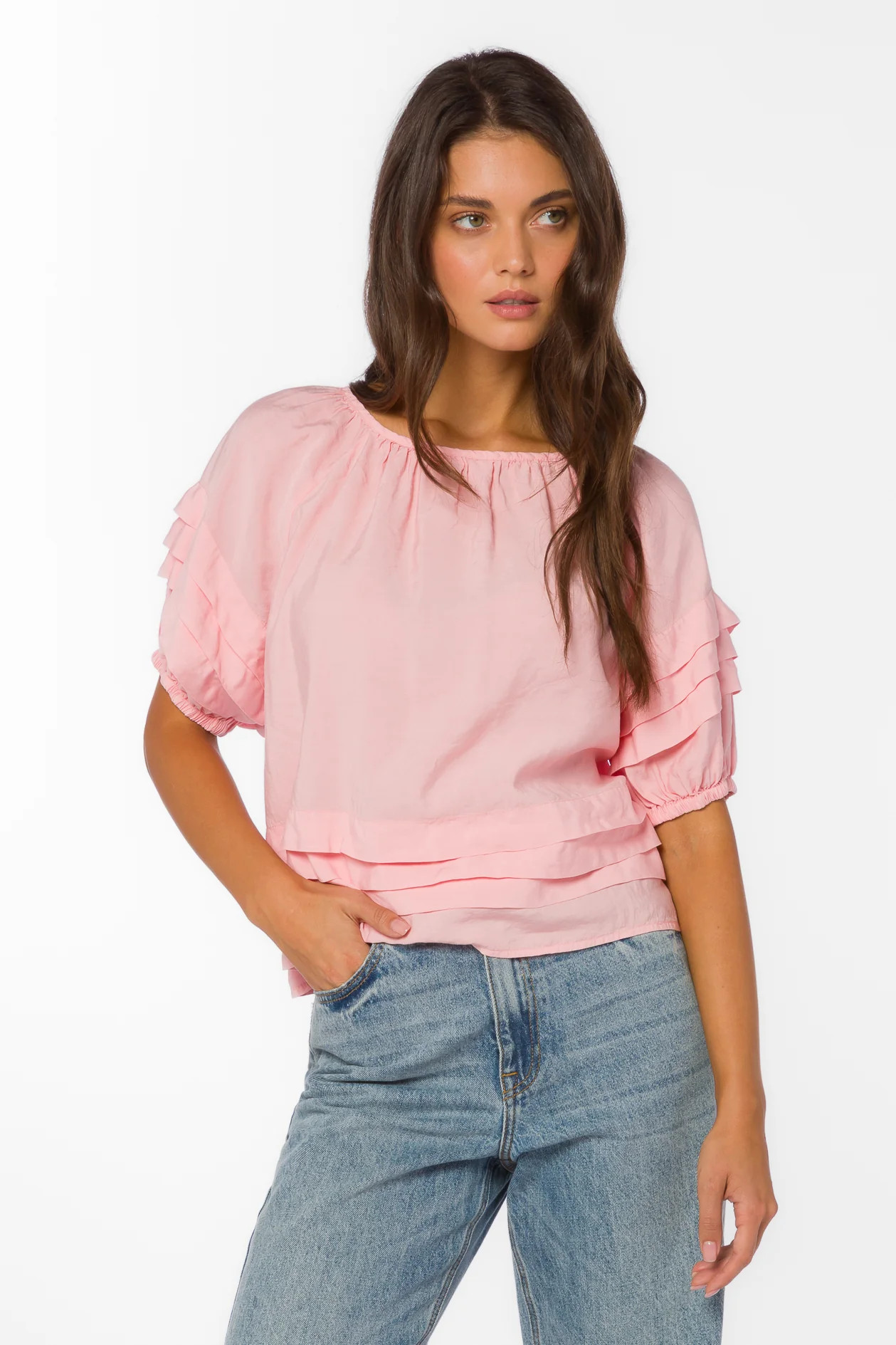 Tashia Coral Top | Velvet Heart Clothing