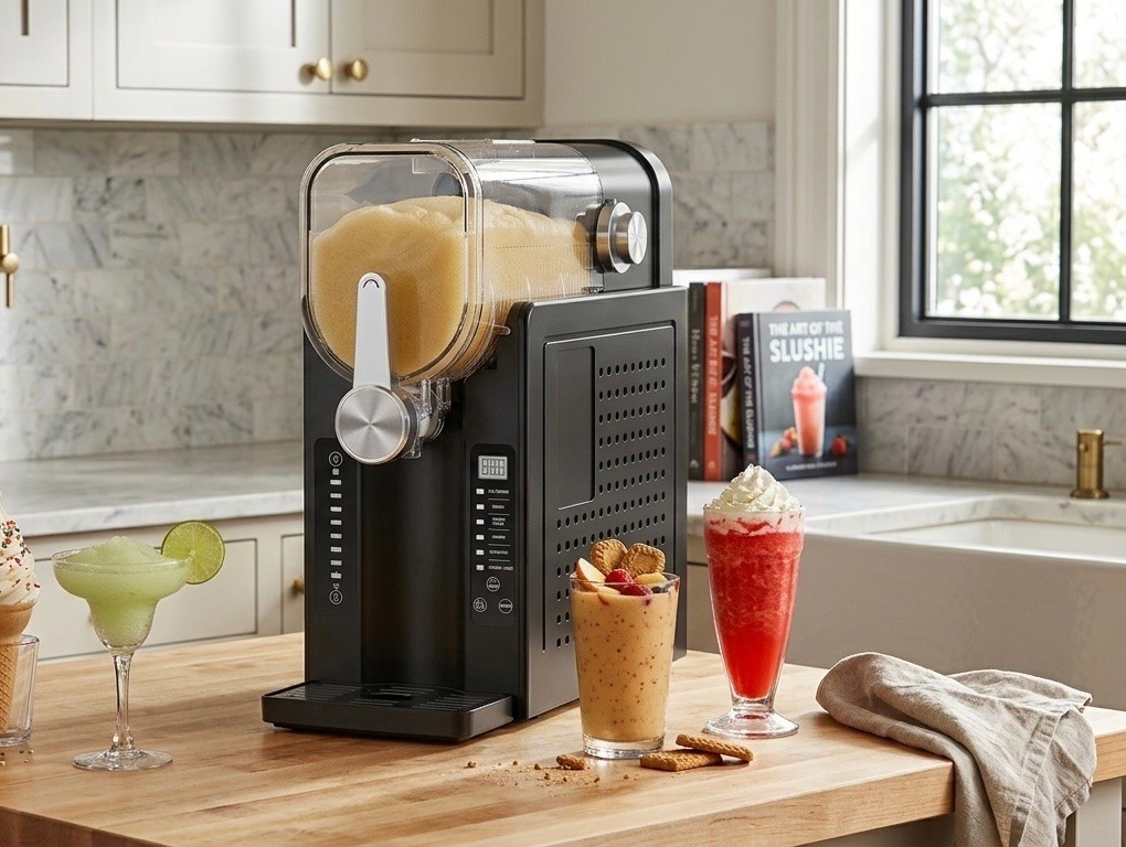 Beat the summer heat in style with the ultimate kitchen game-changer—now an incredible 48% off! This Ice-Free Slush Machine delivers zero ice and zero hassle, utilizing a high-performance, whisper-quiet compressor and flash-freezing technology to instantly transform juice, coffee, or wine into velvety-smooth slush with no pre-chilling and no messy cleanup.  It is the absolute perfect addition to your countertop for this hot weather!

#kitchenfinds #aestheticappliances #neutralhome #studiomcgeestyle #modernkitchen #kitchenstyling #kitcheninspiration #countertopdecor #summerdrinks #frozencocktails #slushiemachine #margaritatime #frozenmargarita #summerentertaining #cooltreats #summerrecipes #frappe #happyhourathome

#LTKcanada #LTKsale #LTKfamily