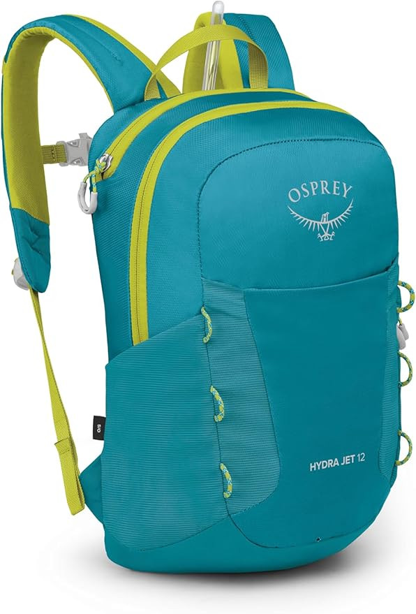 Osprey HydraJet 12L Kids' Hiking Backpack with Hydraulics Reservoir, Blue Spikemoss | Amazon (US)