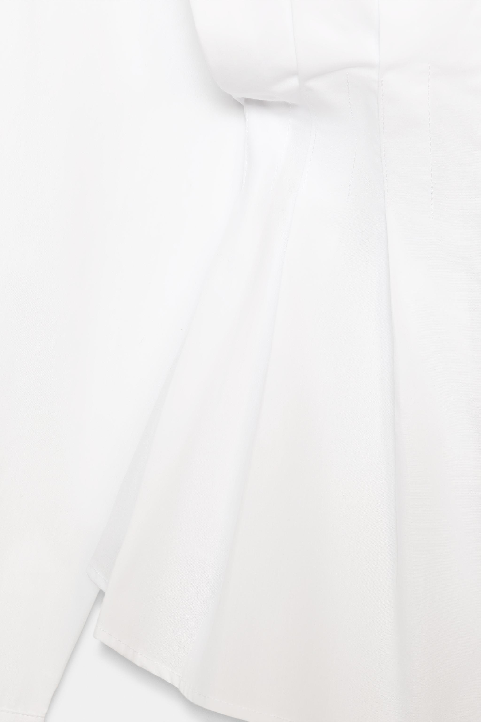 PLEATED POPLIN SHIRT | Zara US