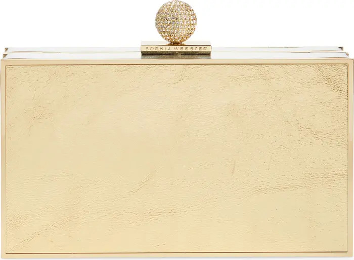 Clara Leather Box ClutchSOPHIA WEBSTER | Nordstrom