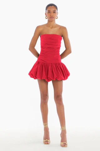 Amanda Uprichard Rendezvous Dress in Red - Size S | Amanda Uprichard