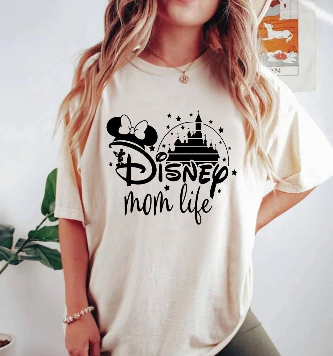 Disney Mom Minnie Comfort Colors® Shirt, Funny Mom Shirt, Mothers Day Mom Gift, Disney Family Sh... | Etsy (US)