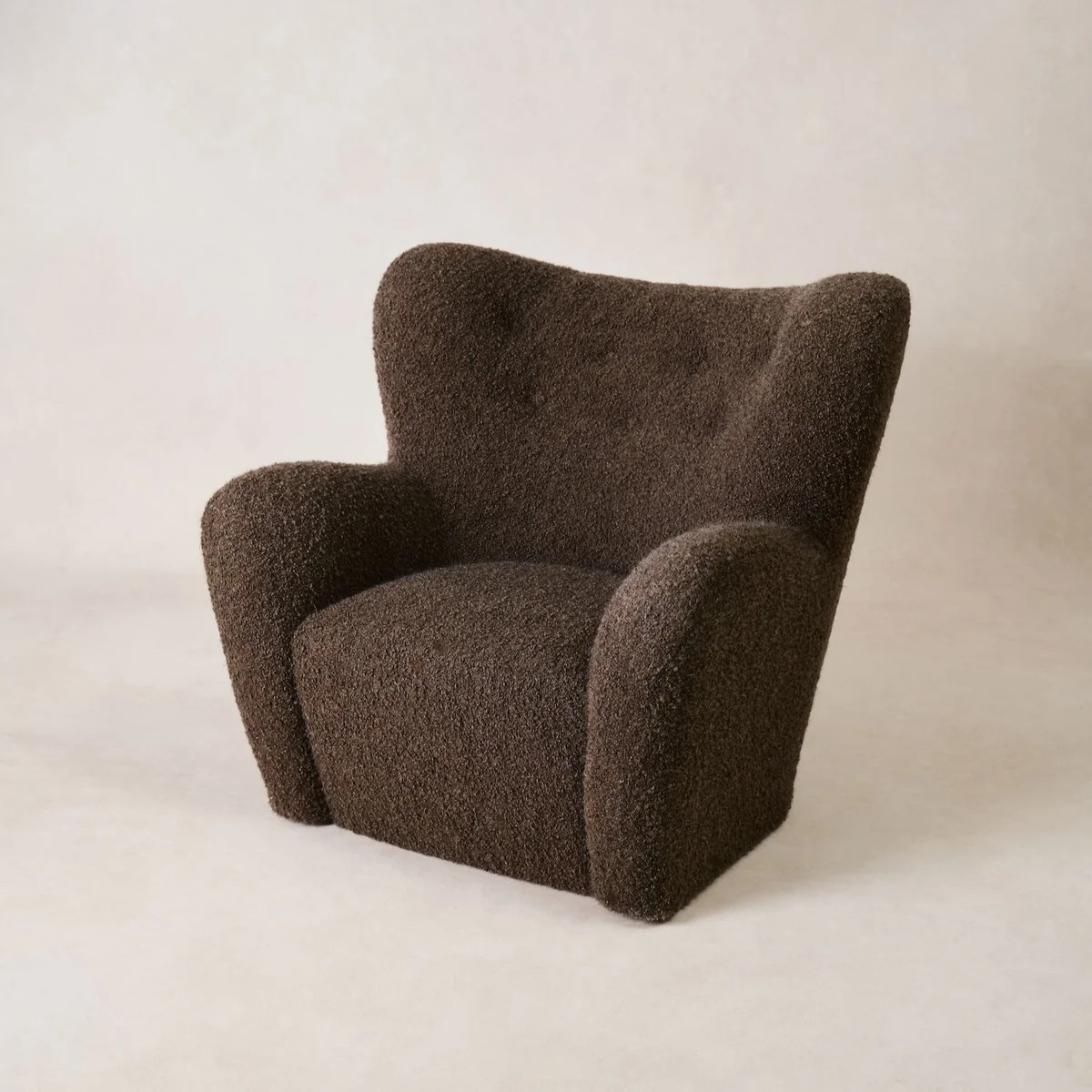 Papa Teddy Chair - Mocha Boucle | House of Leon