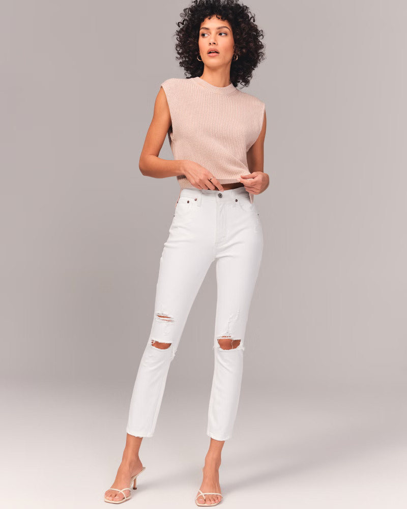 High Rise Skinny Jeans | Abercrombie & Fitch (US)