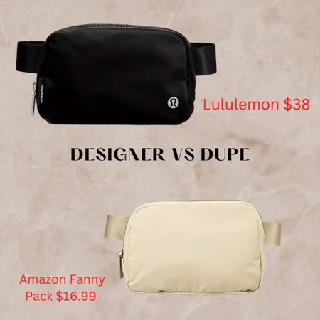 Lululemon vs Dupe Fanny pack

#LTKunder50 #LTKunder100 #LTKGiftGuide